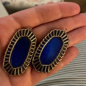 Kendra Scott cobalt earrings